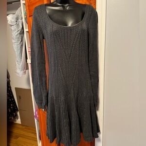Victoria’s Secret Moda International Crochet Sweater Dress. Sz L.